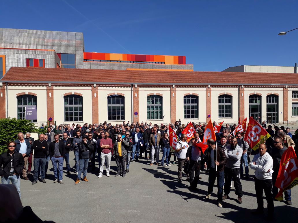 General Electric: Workers across Europe carry out multiple actions to oppose new GE restructuring plan!