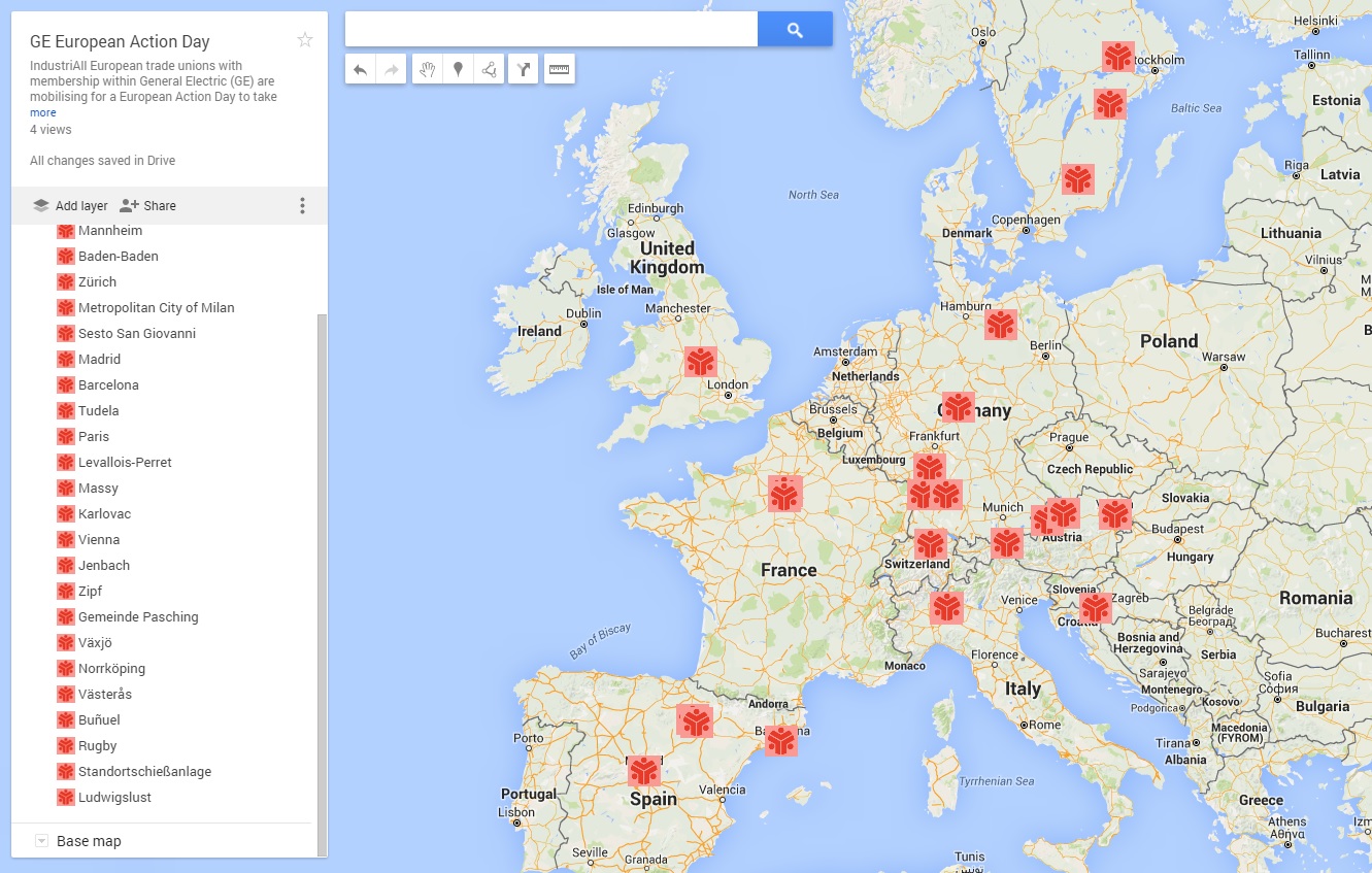 Massive mobilisation of General Electric’s workers throughout Europe is a success!