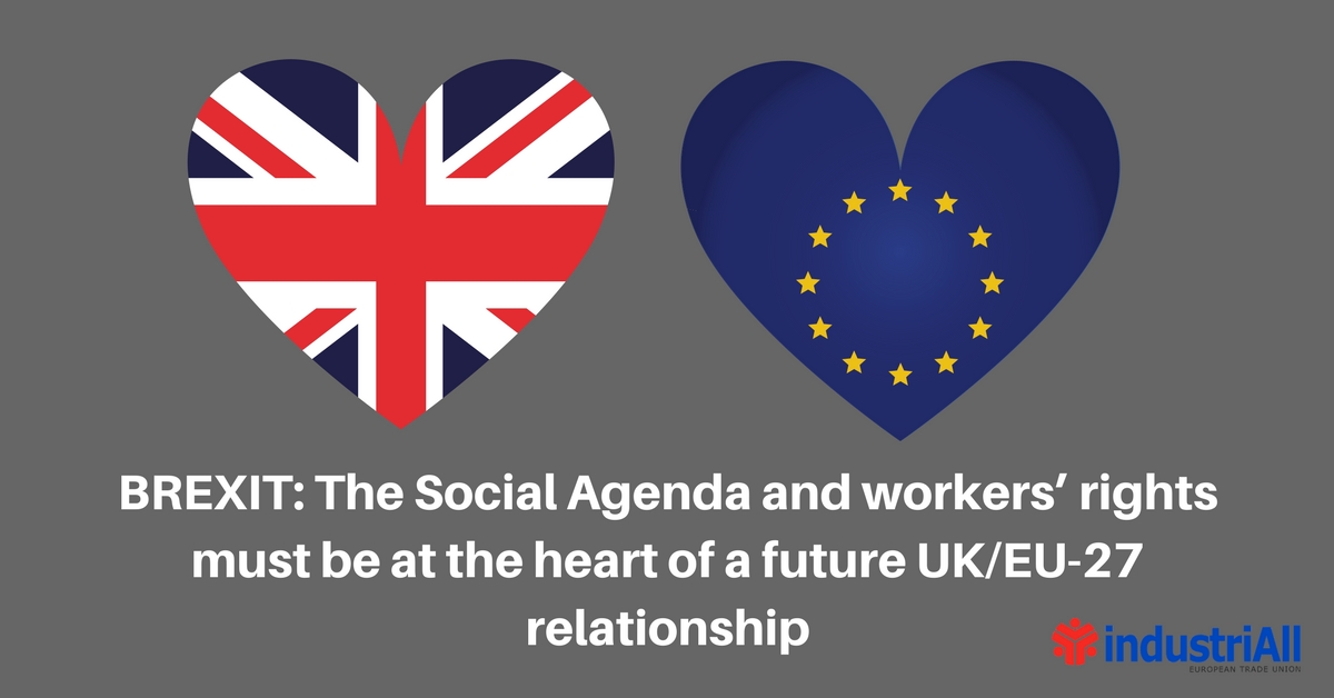 Brexit: The Social Agenda and workers’ rights must be at the heart of a future UK-EU27 relationship