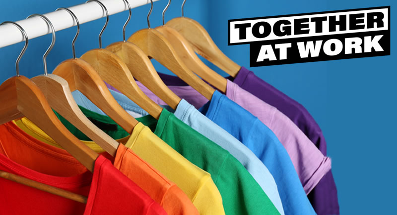 Together at Work on the catwalk