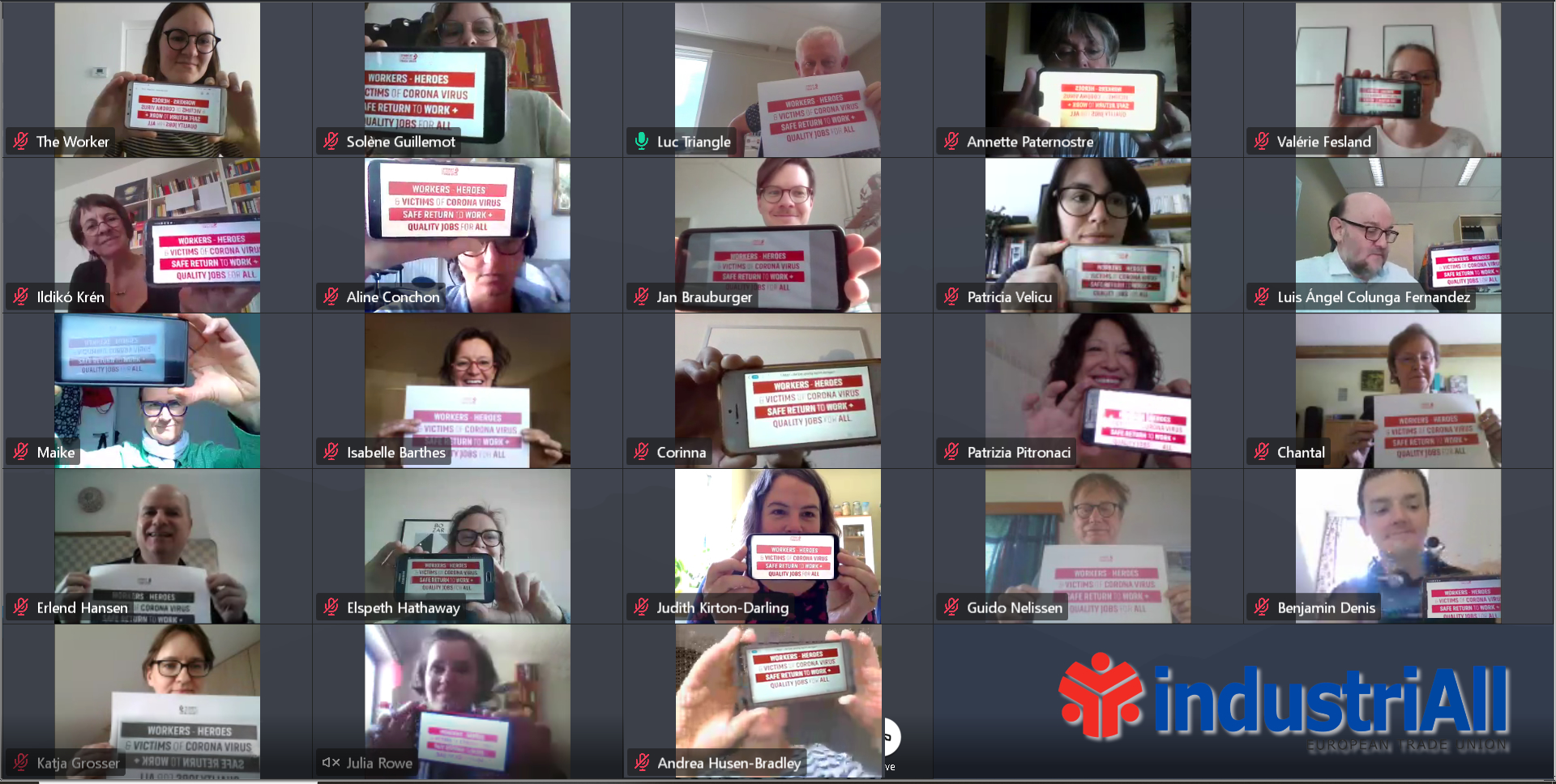 May Day Solidarity from all of us at industriAll Europe!