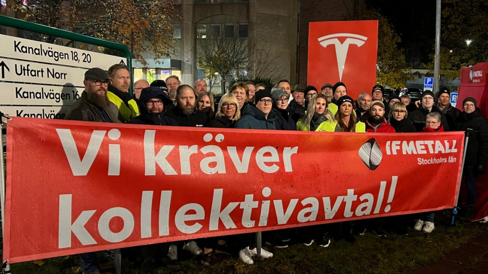 Tesla strike action spreads across borders