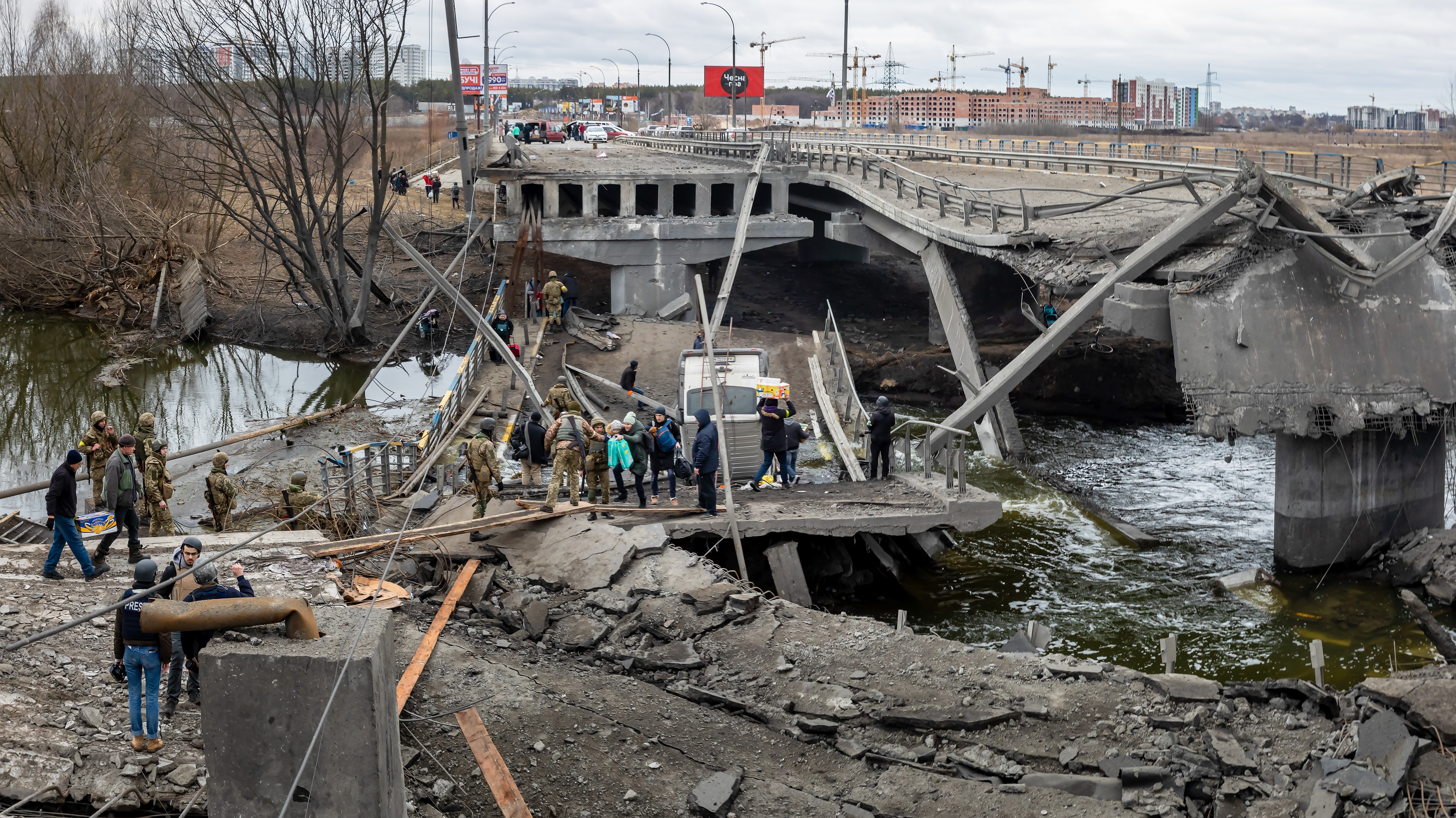 Ukraine still suffering one year on