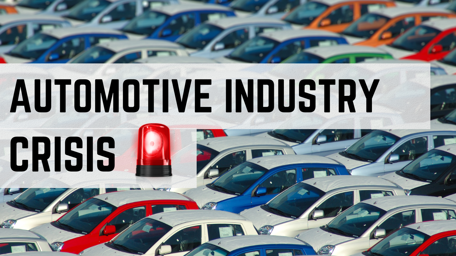 industriAll Europe sounds the alarm on the automotive industry crisis