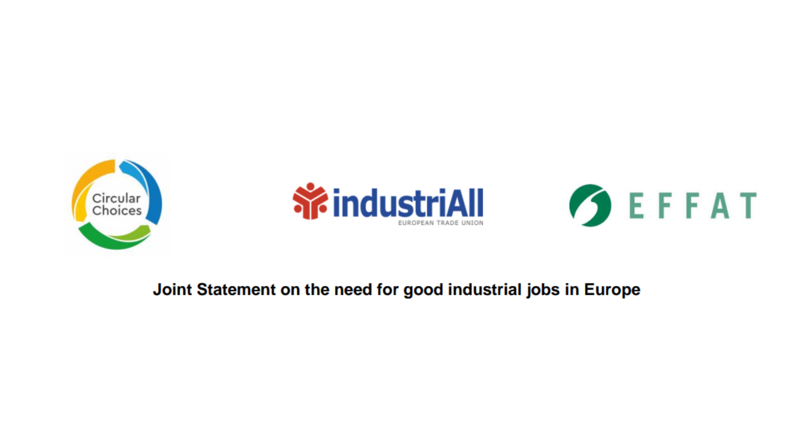 Joint statement between EU forest sector & labour unions shows blue collar jobs can be green collar jobs