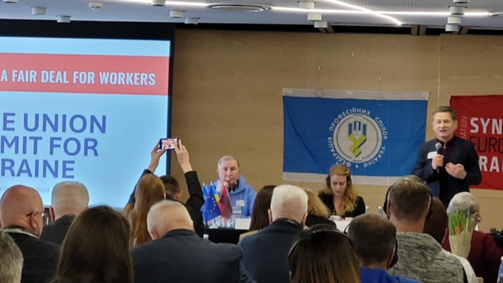 Standing Strong: industriAll Europe's Solidarity with Ukraine