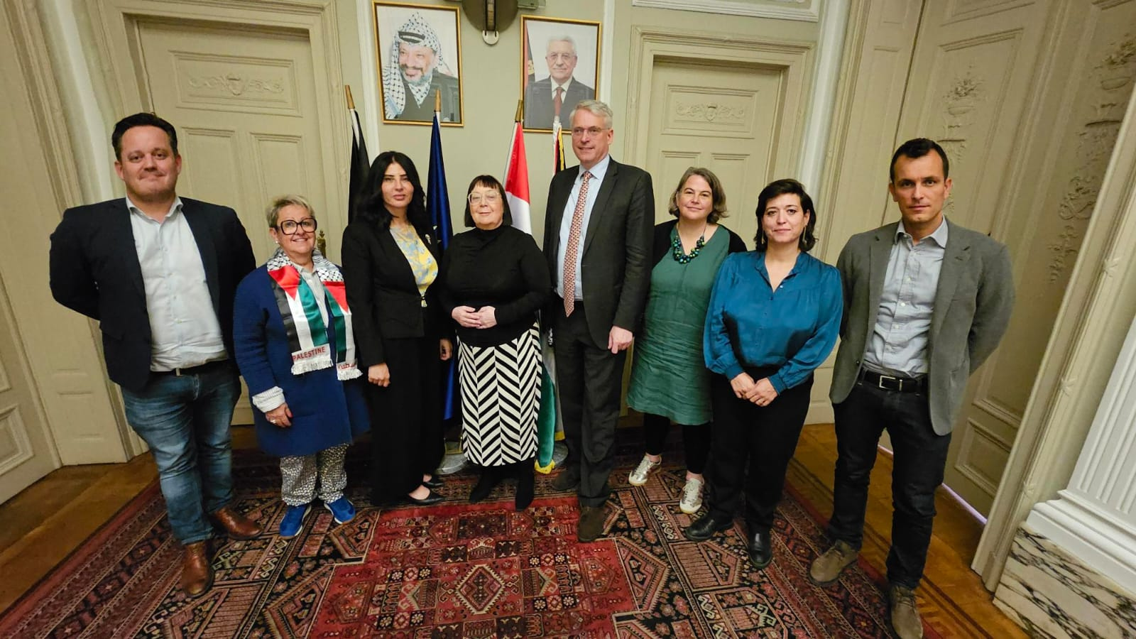 Joint trade union statement following meeting with the Ambassador of Palestine to the EU